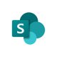 Microsoft SharePoint Server 2013 logo featuring a stylized letter S with circular shapes in teal and aqua colors.